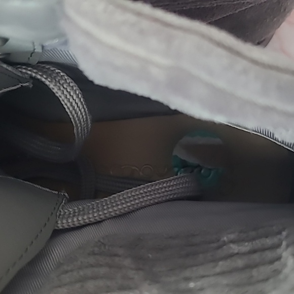 EUC Splendid Sloane Gray Suede Lace Up Ankle Boot Sz 8M - Picture 9 of 9